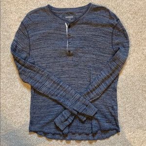 Express Light Blue Long Sleeve